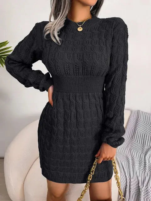 Lässiges Strickkleid Für Frauen
