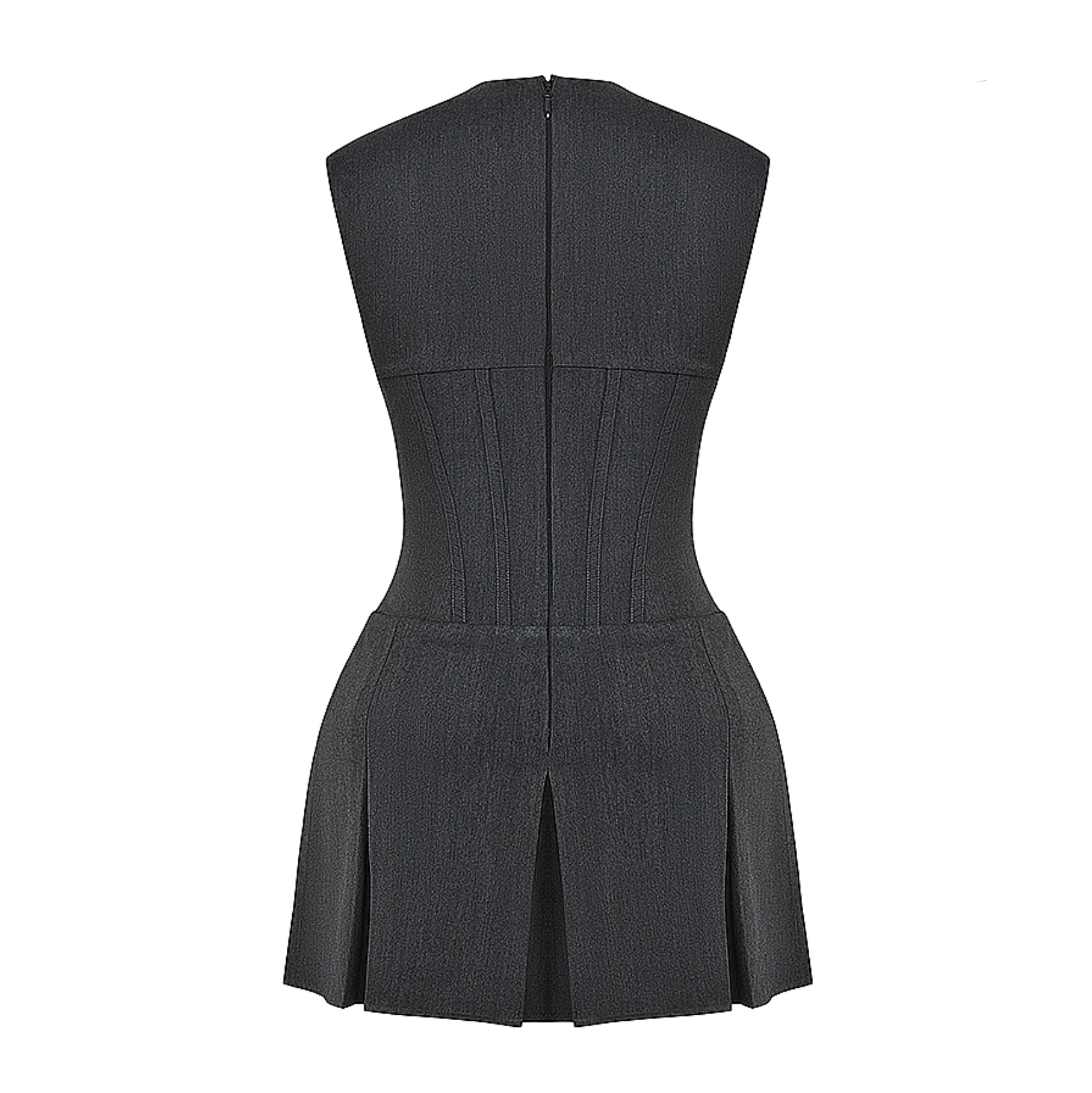 Schickes Minikleid Mit Korsett Und Faltenrock Für Frauen