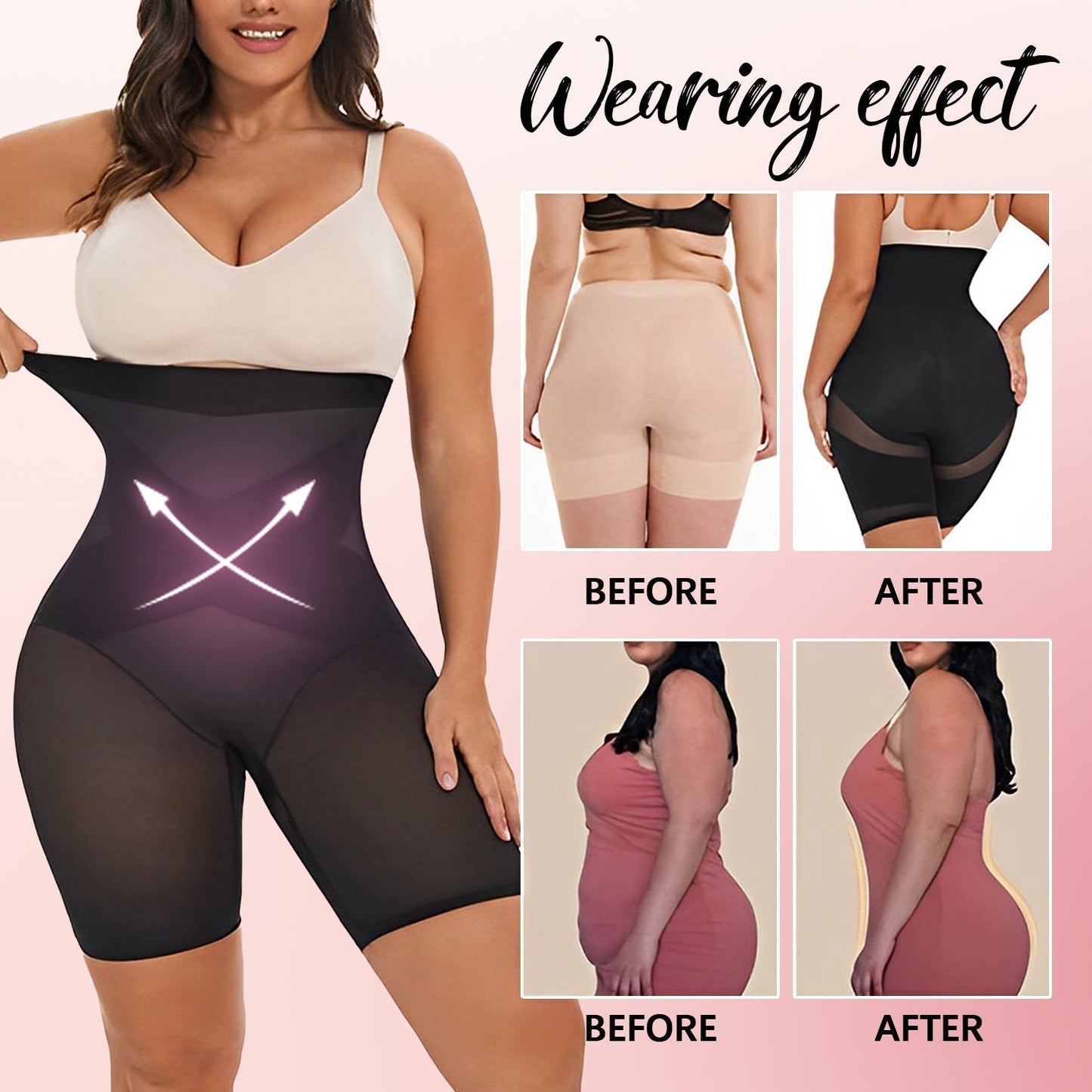 ShapeCross™ – Premium Shapewear für glatte, definierte Kurven mit Komfort [1 + 1 Gratis]