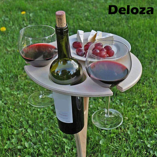 WineTable™ Faltbarer Weinflaschentisch [50% Rabatt]