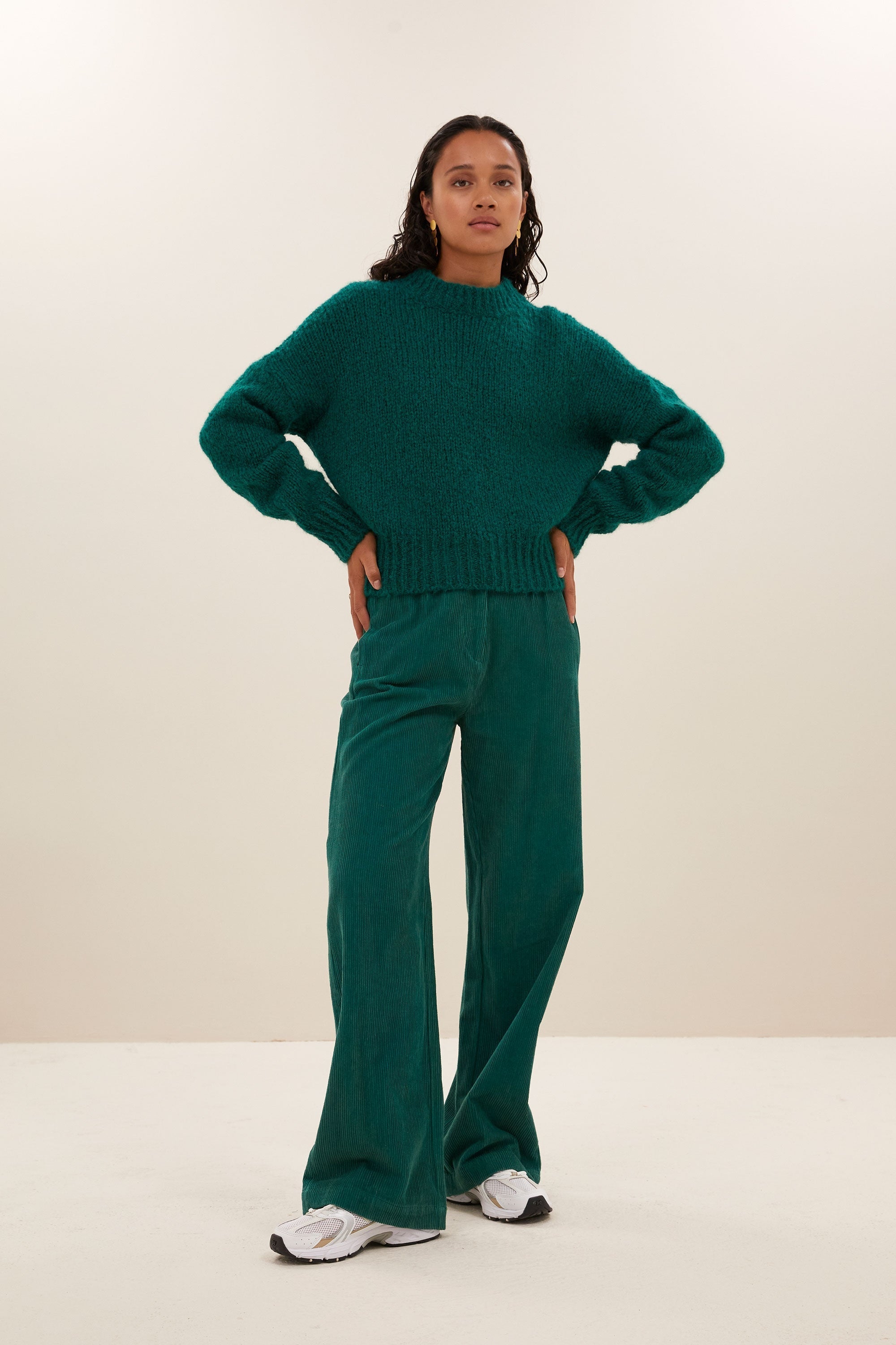Paelina | Warmer Grobstrick-Pullover Damen