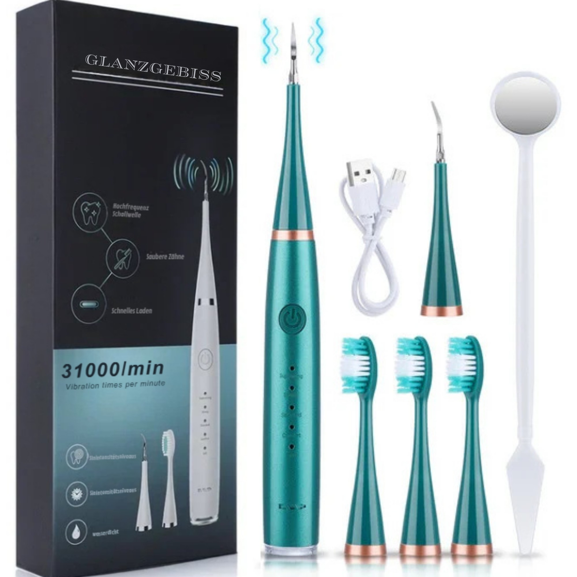 Elektrisches Zahnreinigungsgerät für gründliche Mundpflege product image 2