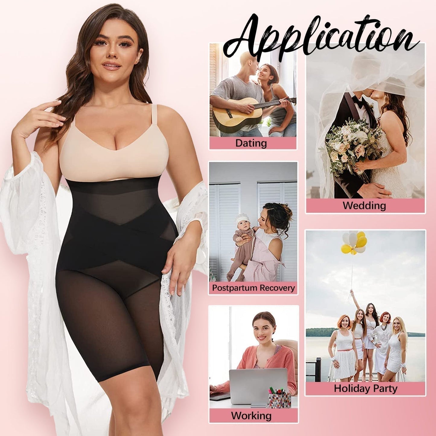 ShapeCross™ – Premium Shapewear für glatte, definierte Kurven mit Komfort [1 + 1 Gratis]