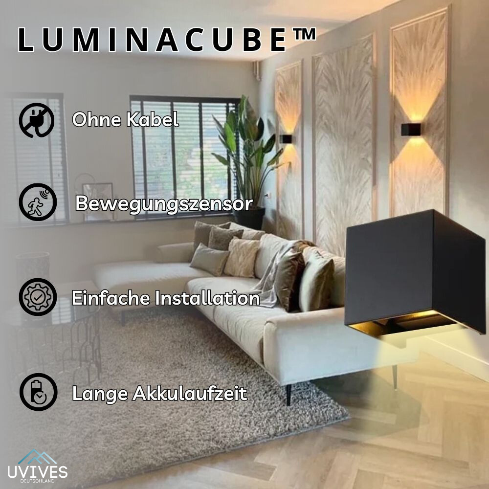 LED Wandleuchte Kabellos mit Bewegungssensor Warmweiß product image 2