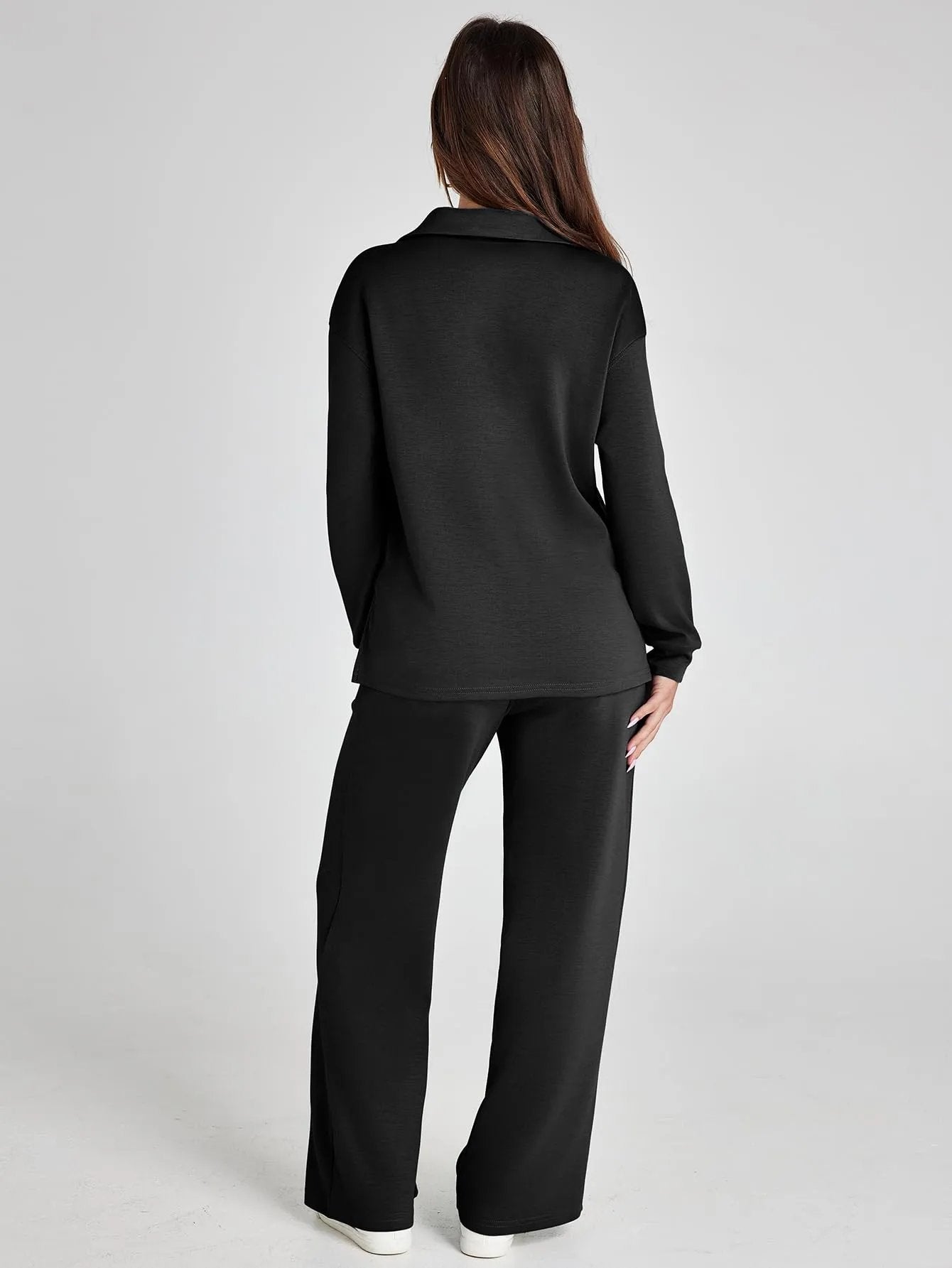 Damen Zweiteiler Set Langarm Hose Freizeit Outfit product image 16