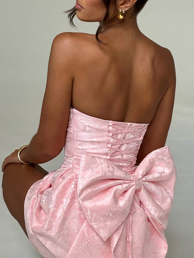 Fianna | Jacquard-Knoten-Minikleid