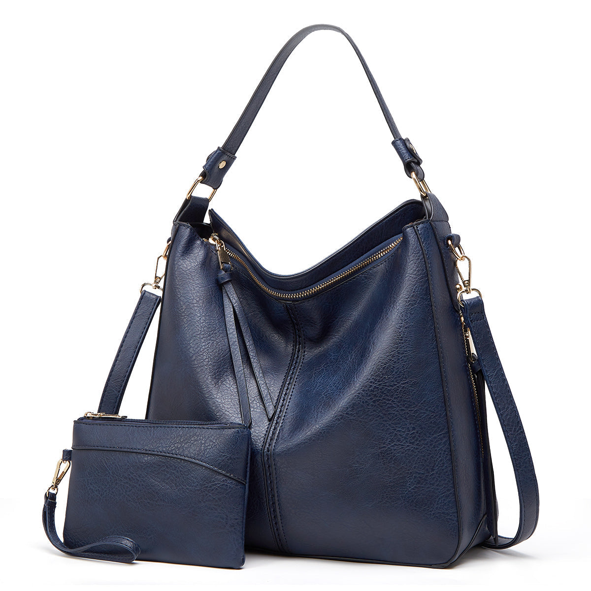 Tyra | Geräumige Lederhandtasche mit Seitentaschen