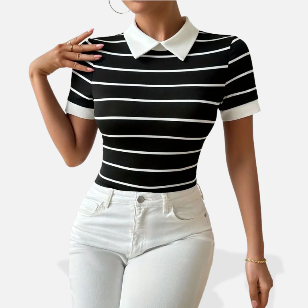 Wrenley | Smartes Kurzarm-Poloshirt für Frauen
