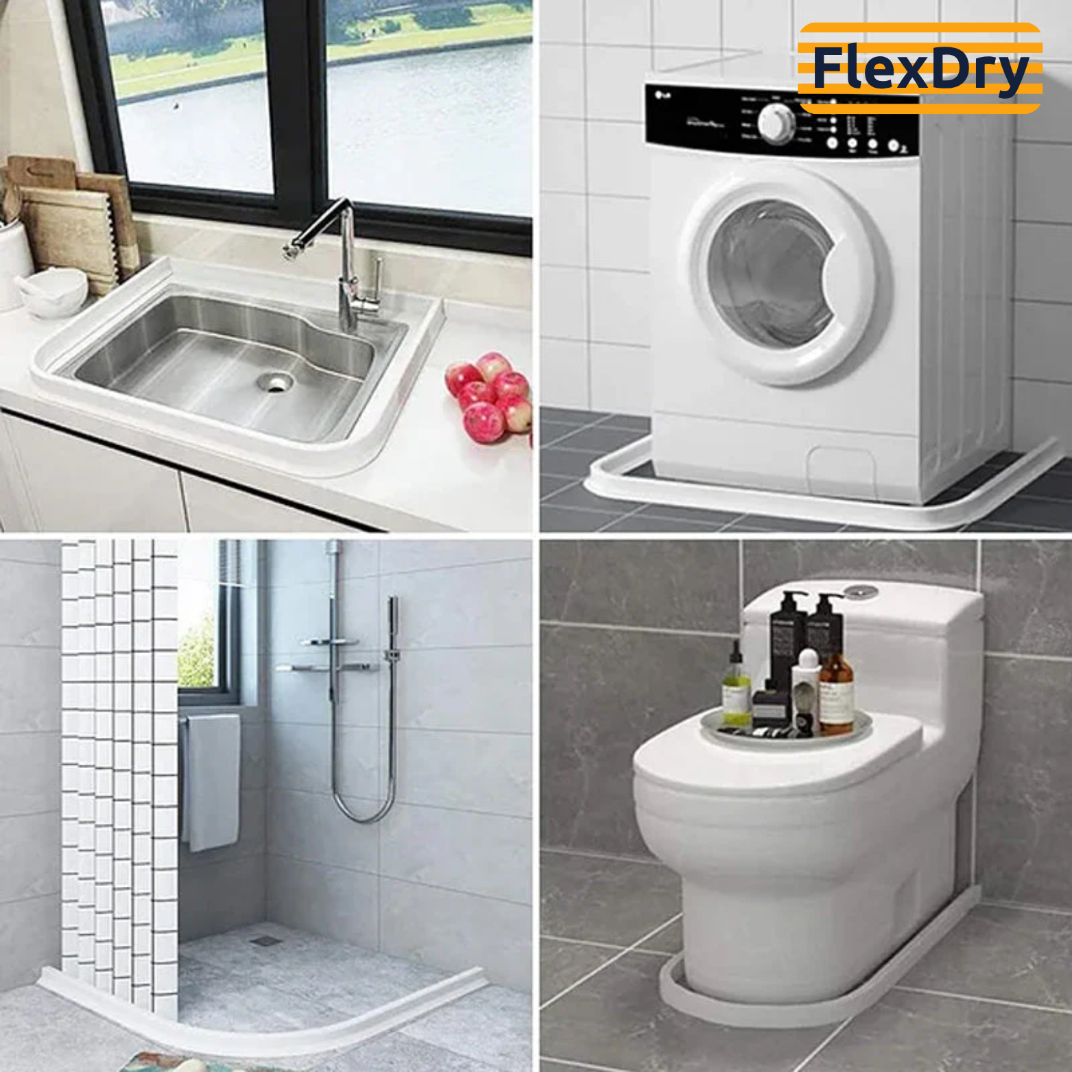 Silikon Duschabdichtung für Badezimmer Wasserschutz product image 2