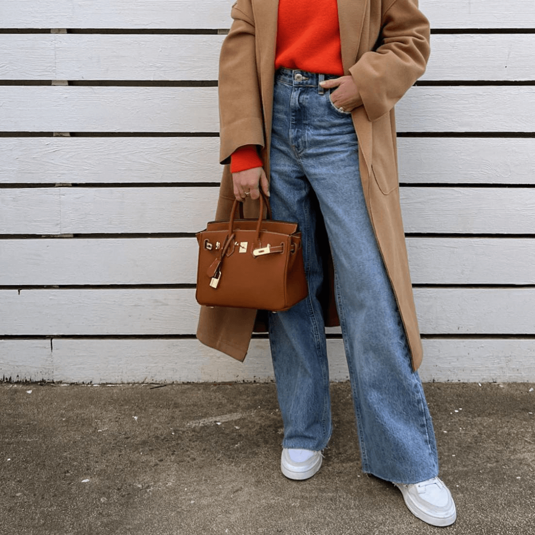 Edle Lederhandtasche mit anspruchsvollem Design für Damen