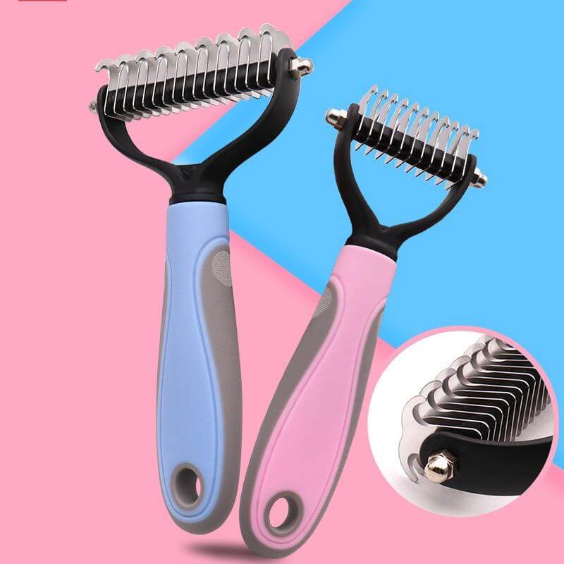PetBrush™ – Zweizahn-Bürste für Haustierhaare | 1 + 1 Gratis