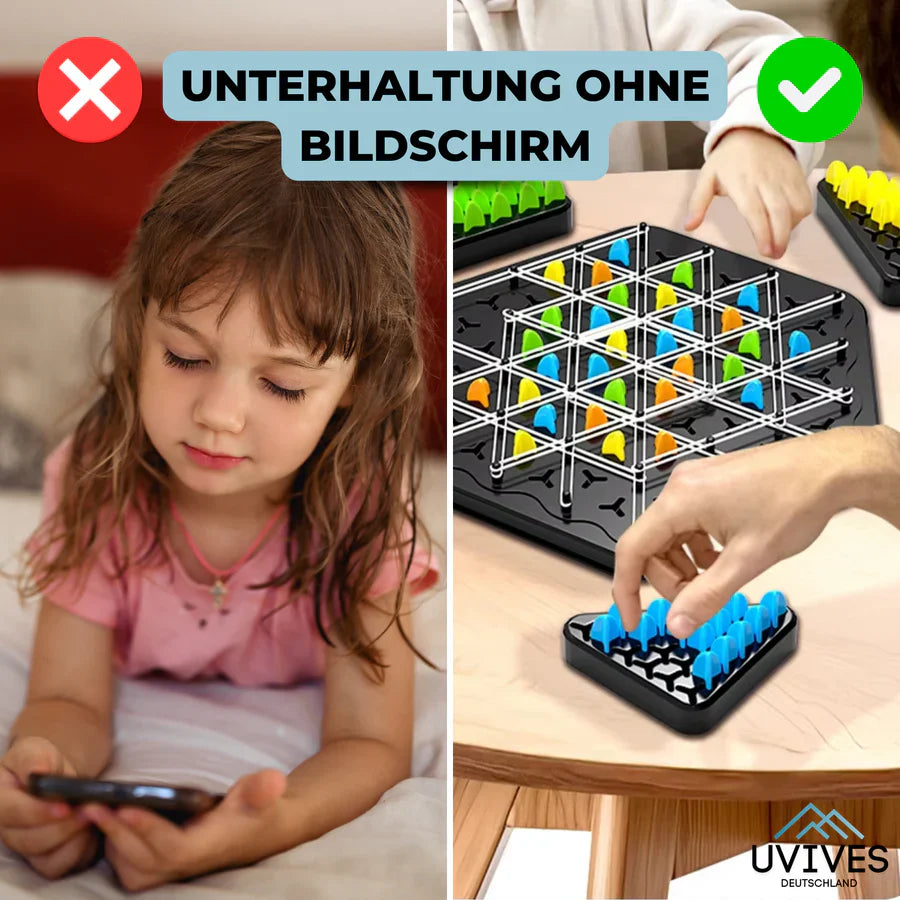 KnotLogic™ – Taktisches Ketten-Schachspiel im Dreiecksformat [50% Rabatt]