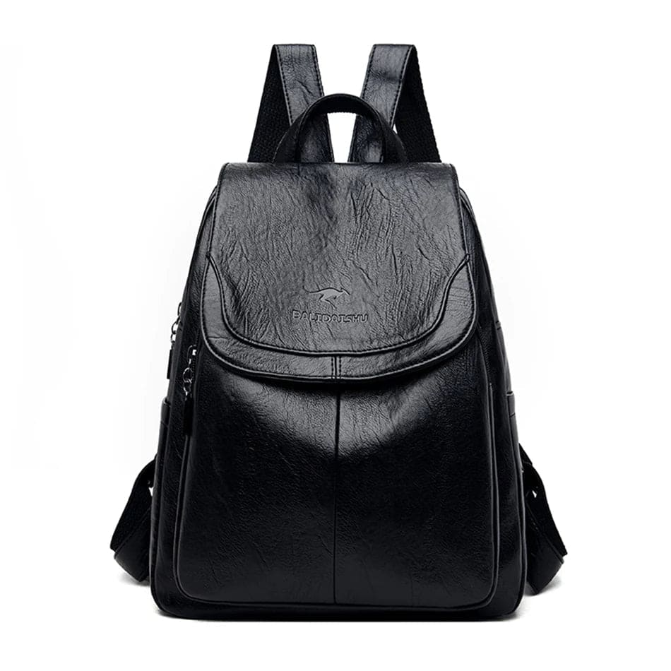 Emorie | Diebstahlsicherer Leder-Rucksack