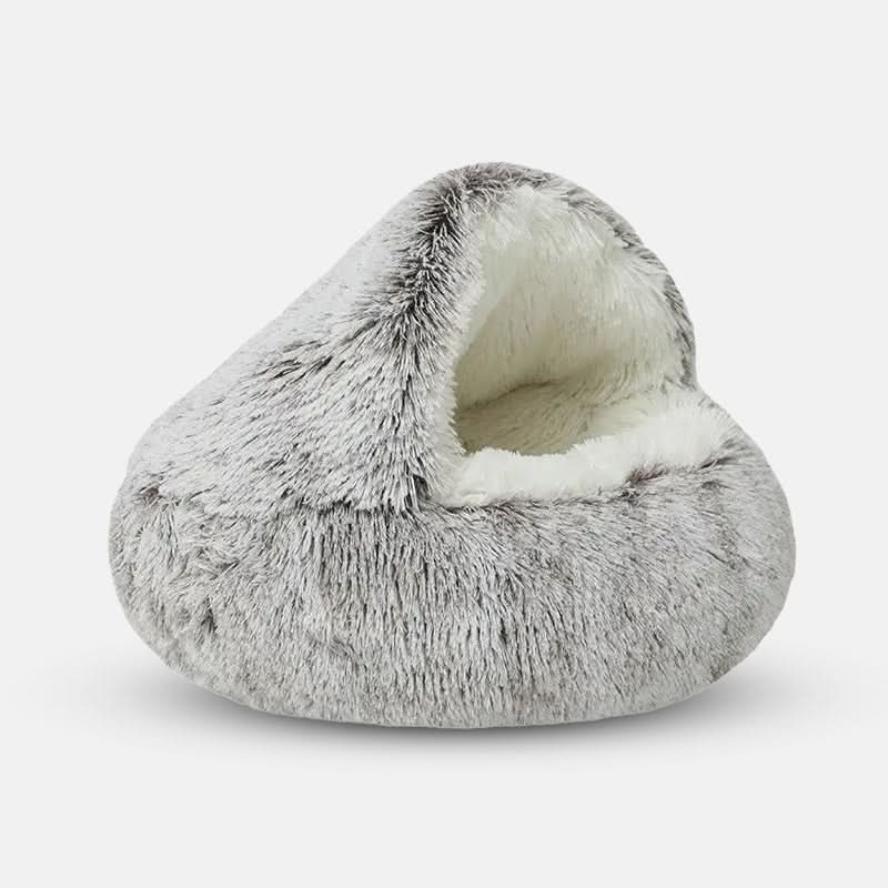 Haustierhöhle mit Kapuze – Gemütlicher Rückzugsort für Hunde und Katzen product image 5
