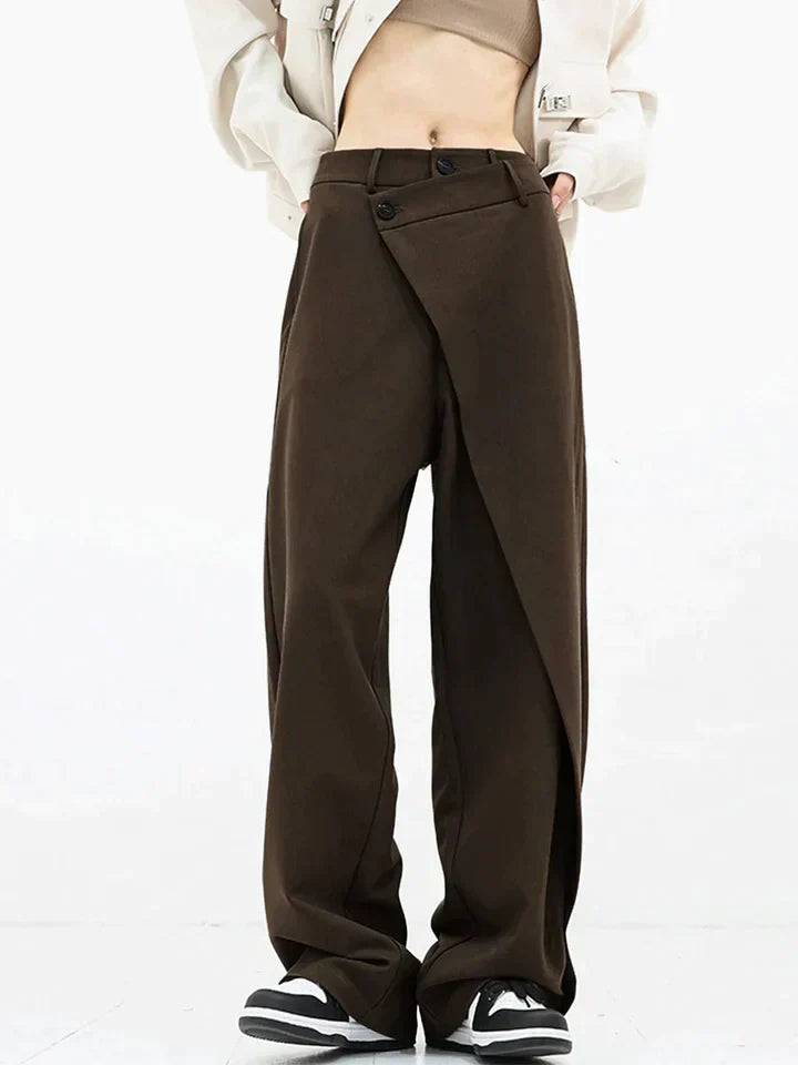 Einzigartige Asymmetrische Hose mit modernem Flair für Frauen
