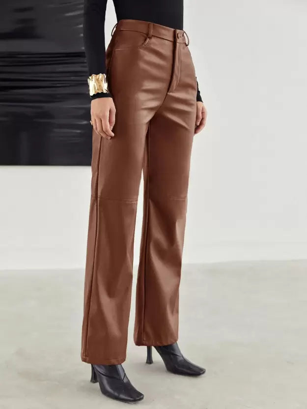Elegante Lederhose mit modernem Flair für Frauen
