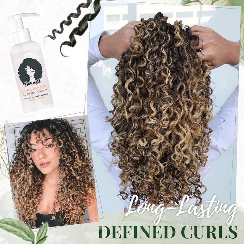 BouncyCurls™ – Verbessertes Volumen und geschmeidige Haarcreme für Locken [1 + 1 Gratis]