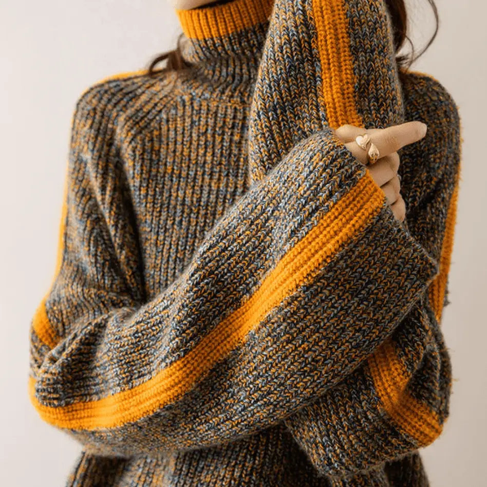 Gemütlicher Rollkragenpullover mit zeitlosem Komfort für Frauen
