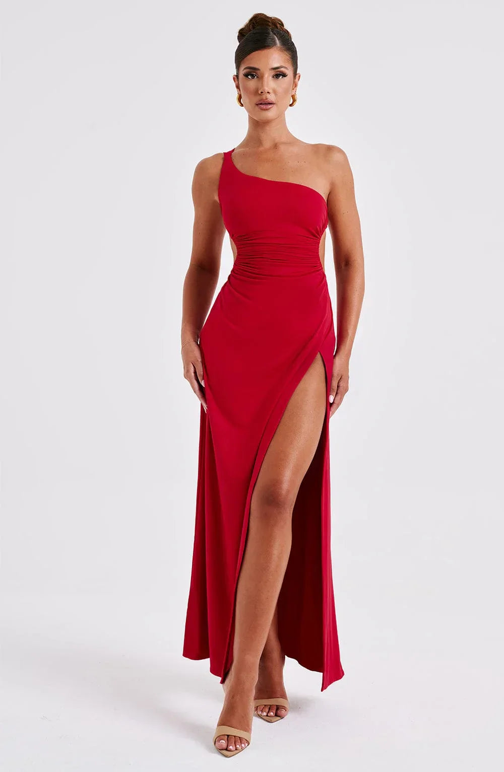 Fließendes elegantes Maxikleid mit entspannter Passform Für Frauen