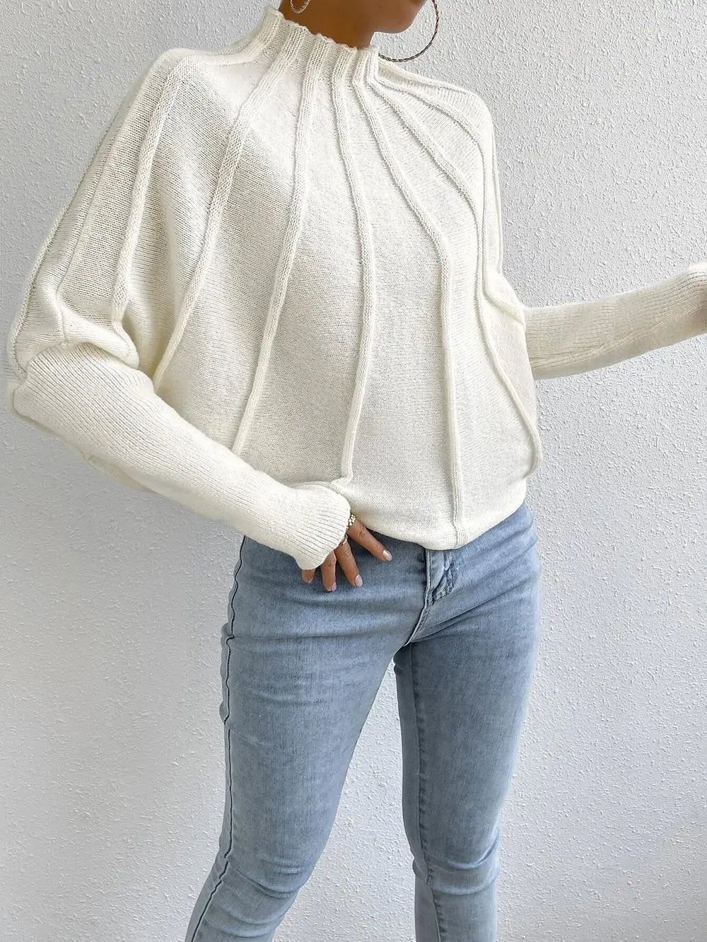 Schicker und Gemütlicher Strickpullover für Frauen