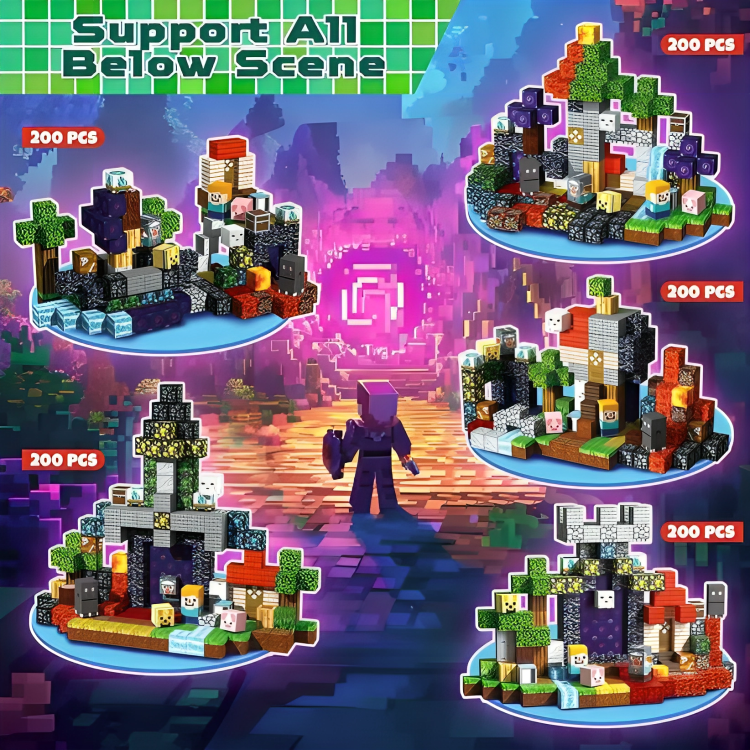 PixelBrix™ – (200-teiliges Set) zum Entfalten Ihrer Kreativität [50 % Rabatt]