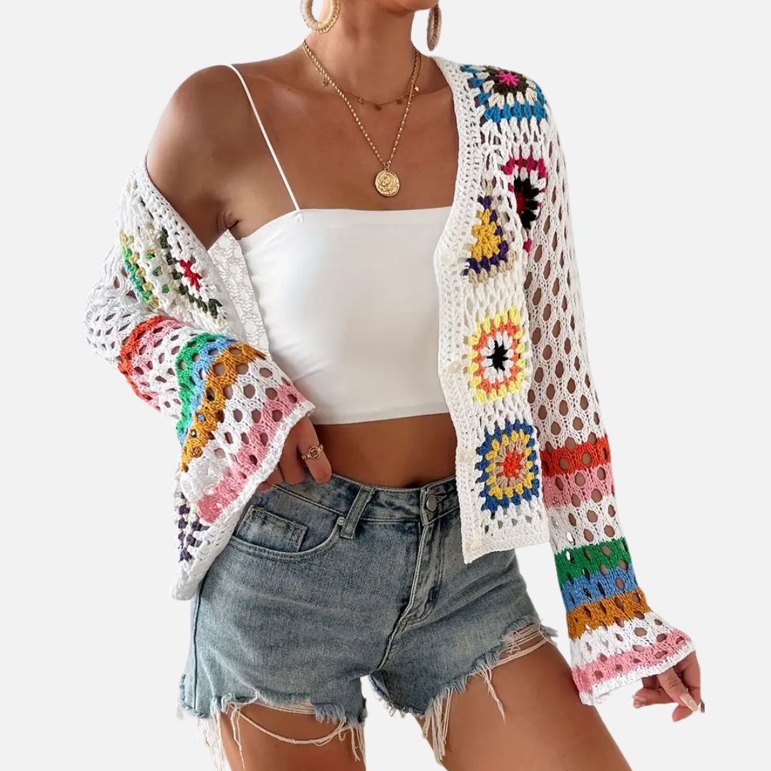 Xavienna | Damen Boho-Weste Cardigan