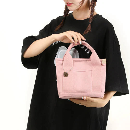 Neliah | Canvas-Handtasche mit großem Fassungsvermögen