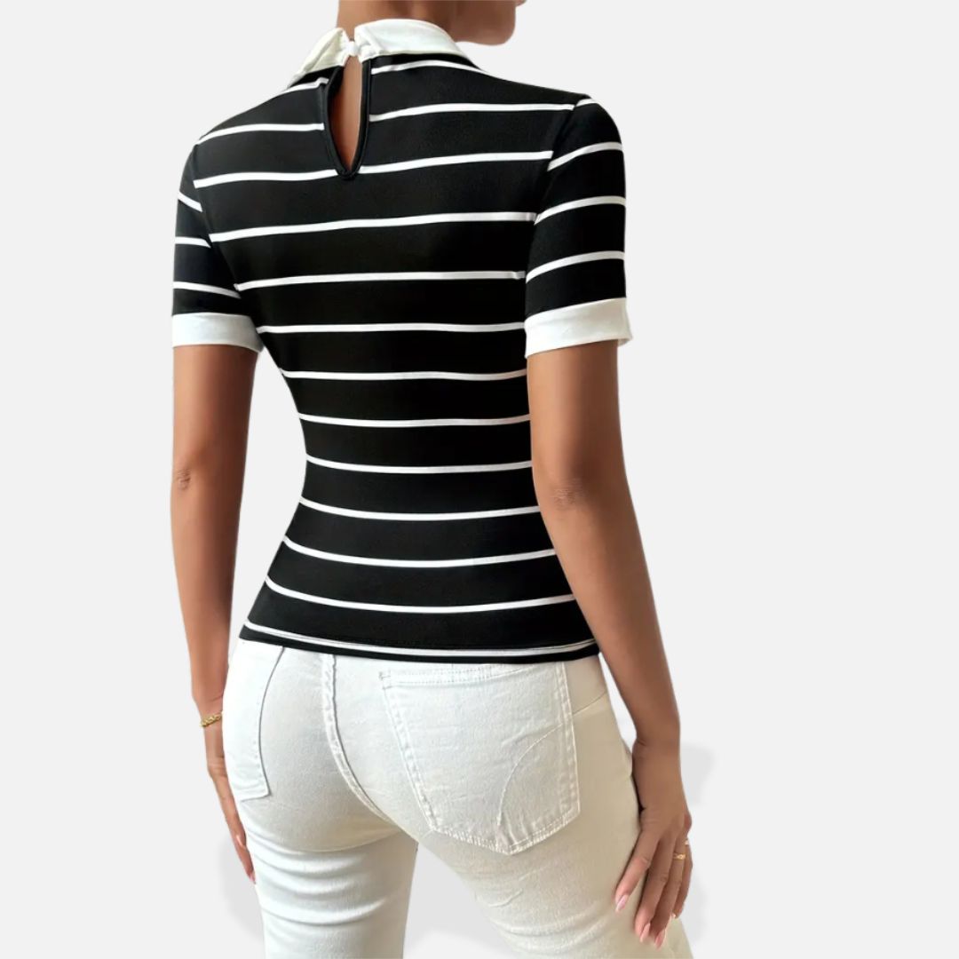 Wrenley | Smartes Kurzarm-Poloshirt für Frauen