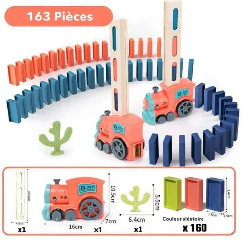 DominoTrain™ – Automatischer Domino-Zug für endlosen Spielspaß [50% Rabatt]