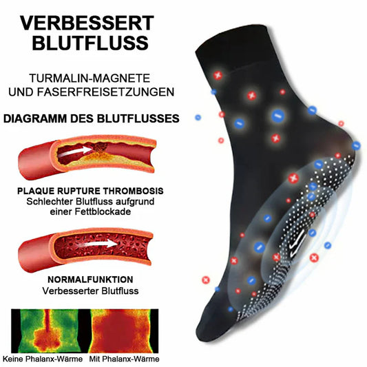 SlimSock™ – Tourmaline Ionic Body Shaping Stretch Socken | 1 + 2 GRATIS