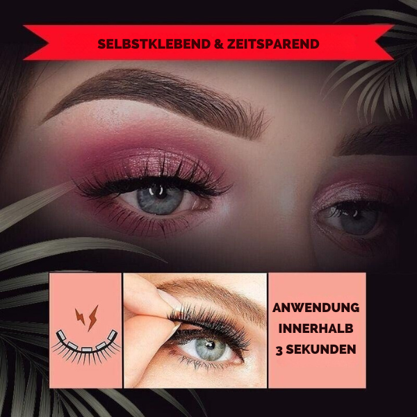 LashGlam™ – Selbstklebender Wimpernschmuck für strahlende, glamouröse Augenblicke [1 + 1 Gratis]