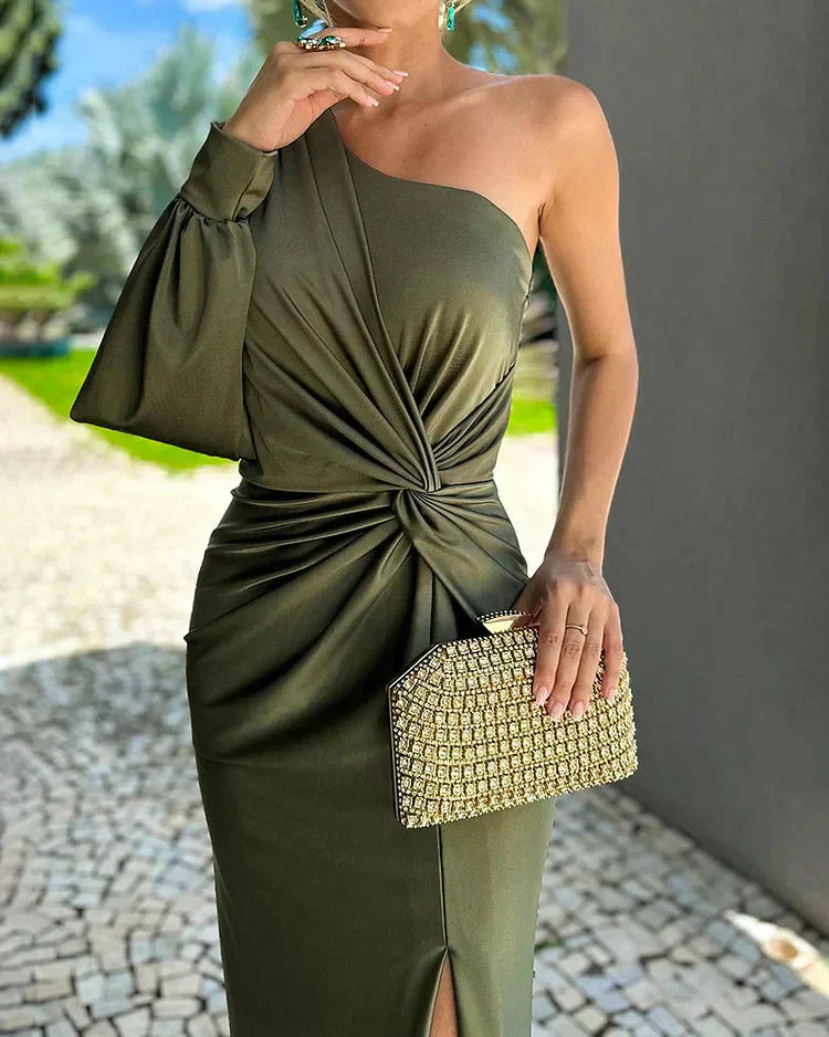 One Shoulder Maxikleid mit zeitlosem Charme für Damen