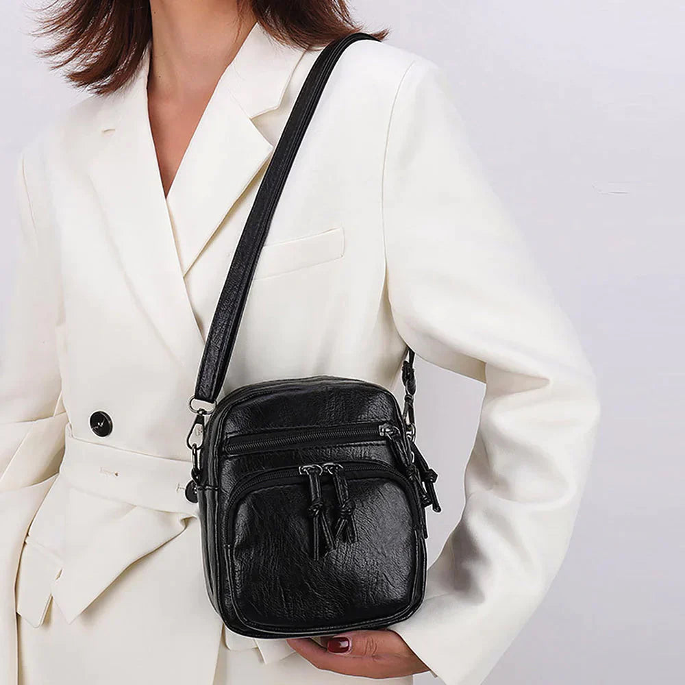 Heidie | Weiche Leder-Schultertasche