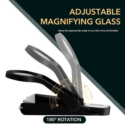 VisiClip™ – Kompakter Nagelknipser mit Lupe für mühelose, präzise Pflege [50 % Rabatt]