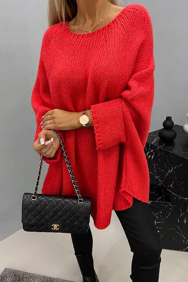 Gemütlicher Strickpullover mit zeitlosem Charme für Frauen
