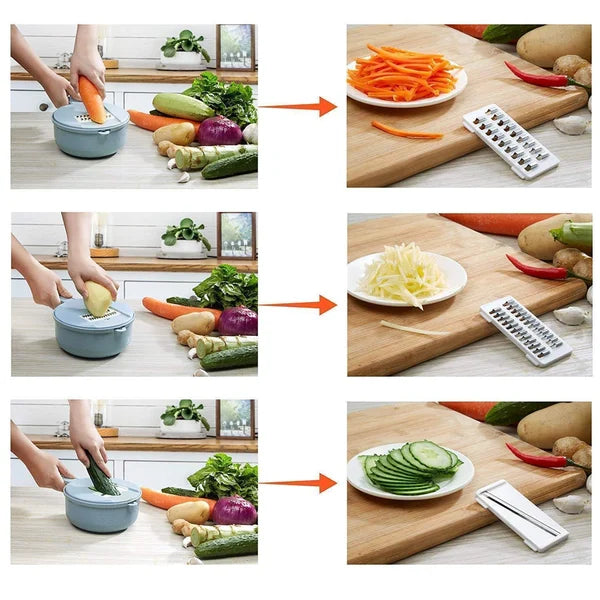 50% Rabatt | MultiSlice™ PRO 12-IN-1 Gemüseschneider [Letzter Tag Rabatt]