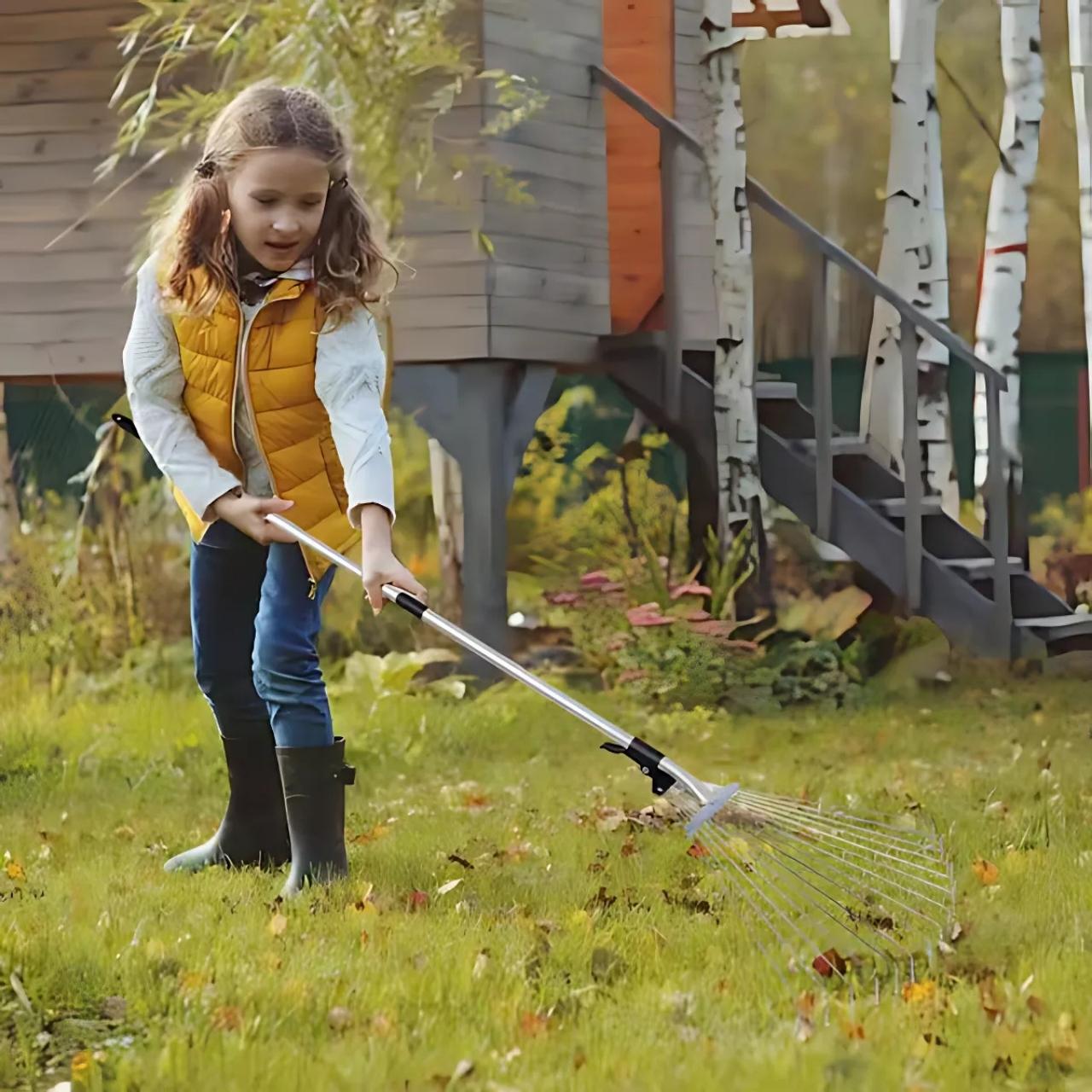 Teleskop Gartenrechen Verstellbar Für Effiziente Gartenarbeit product image 3