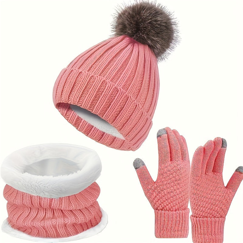 Gemütliches 3-Teiliges Winterset Für Höchsten Komfort Für Frauen