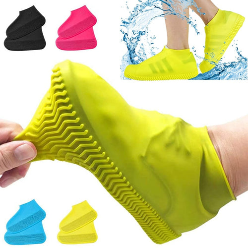 Wasserdichte Schuhüberzieher Silikon Rutschfest Regen Schutz product image 1
