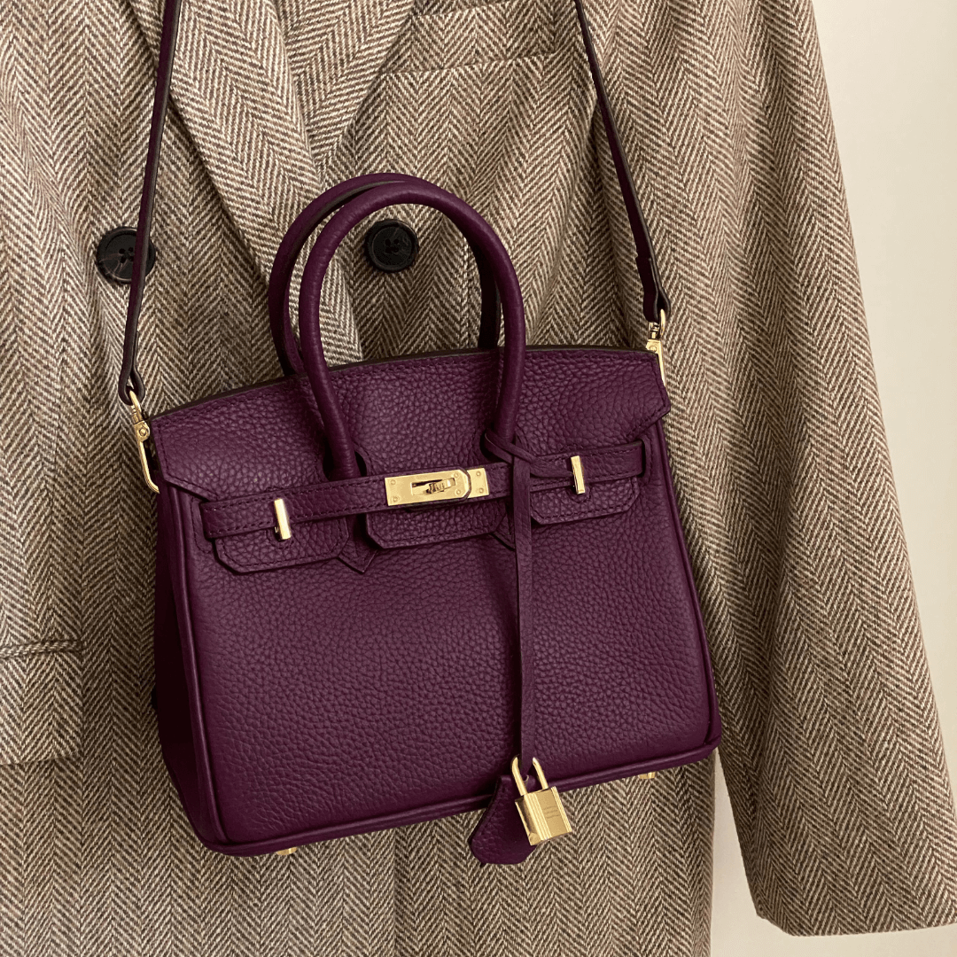 Edle Lederhandtasche mit anspruchsvollem Design für Damen