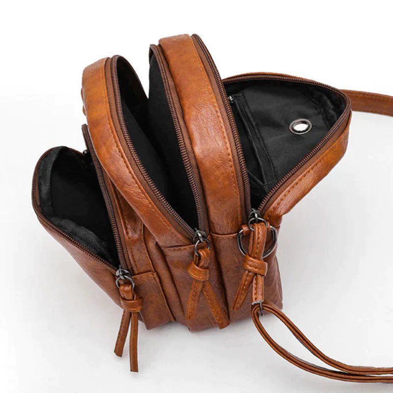 Heidie | Weiche Leder-Schultertasche