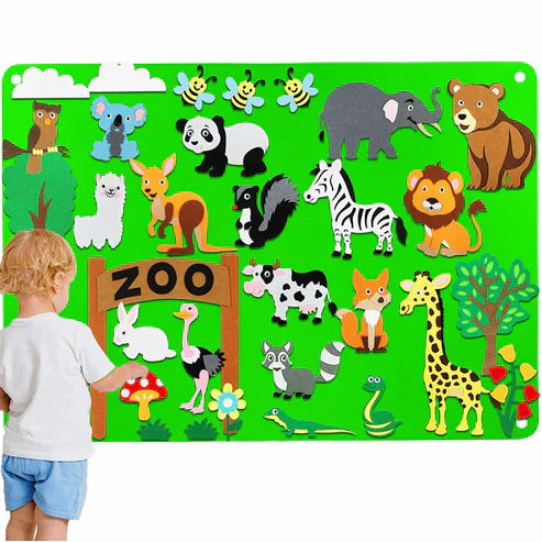 50% Rabatt | StickBoard™ – Tierisches Abenteuerbrett mit Endloser Entdeckung