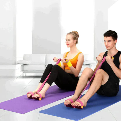 RopeFit™ – Sit-ups, Zugseil & Fitness-Gummiband für intensives, effektives Ganzkörpertraining [50 % Rabatt]