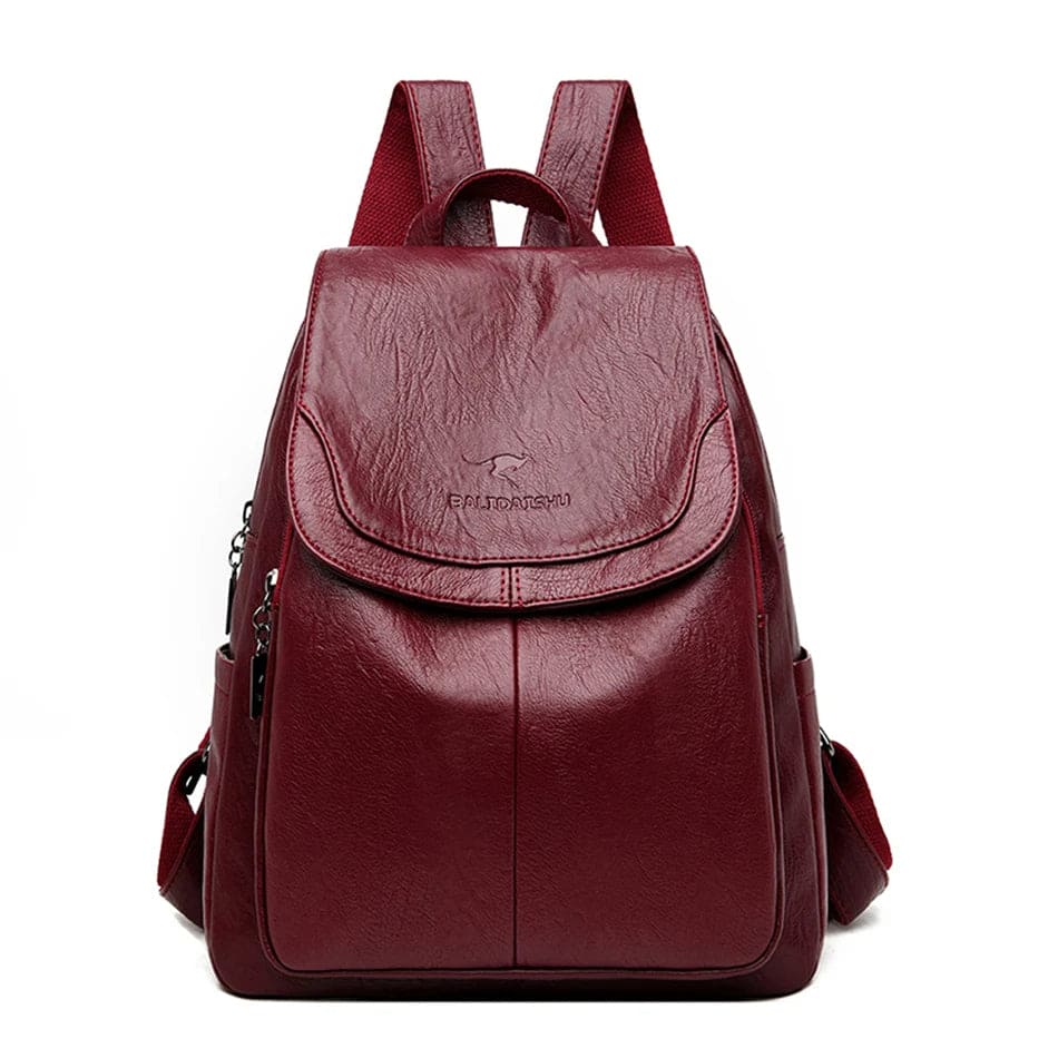 Emorie | Diebstahlsicherer Leder-Rucksack