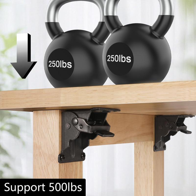 FoldClip™ – Faltbare Schwerlast-Winkelhalterungen mit Verriegelungsmechanismus [1 + 1 Gratis]