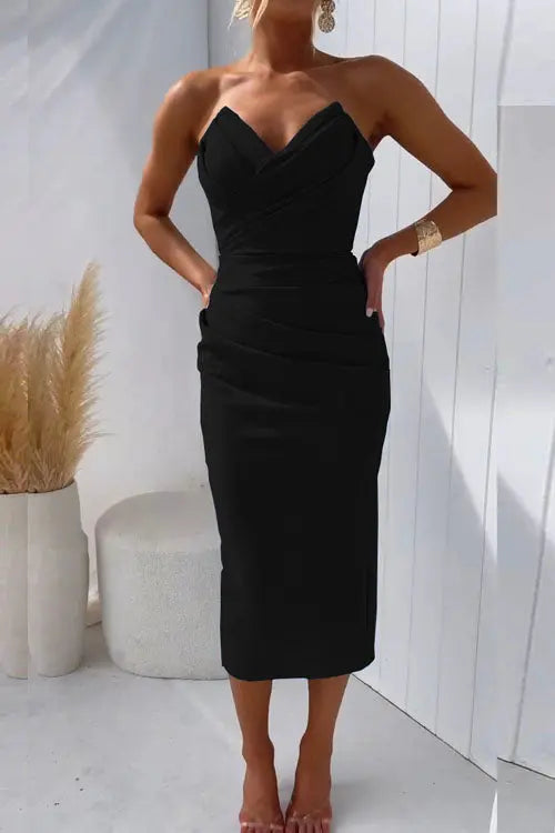 Elegantes Partykleid mit schmeichelnder Silhouette und leichtem Stoff für Frauen