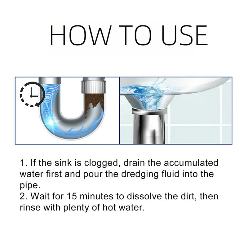 How to use instructions for abflussreiniger drain cleaning steps