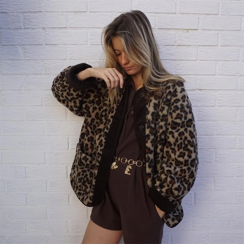 Axelle  | Frühlingsjacke mit Leopardenprint