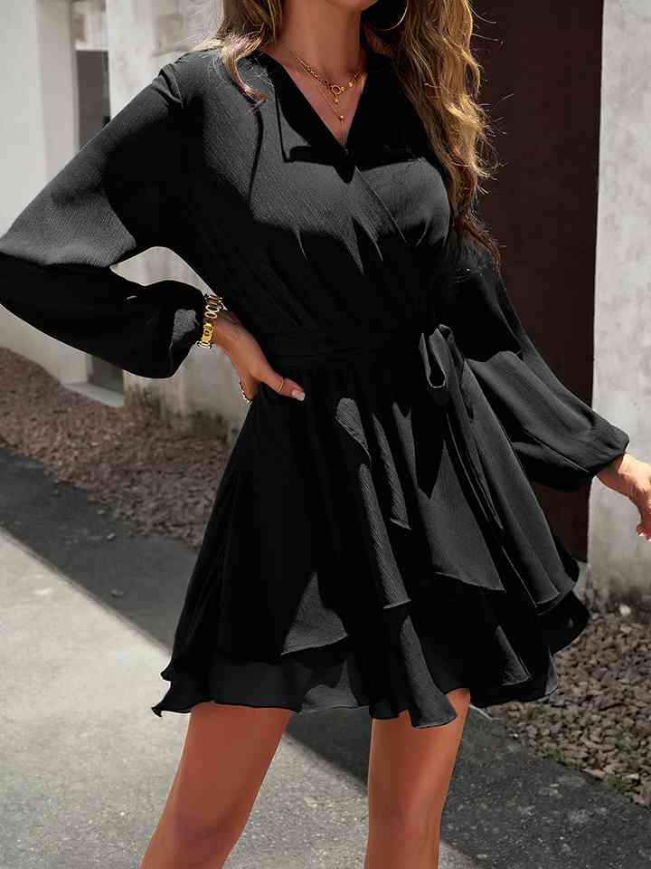 Giselda | Feminines Wickelkleid mit Volants