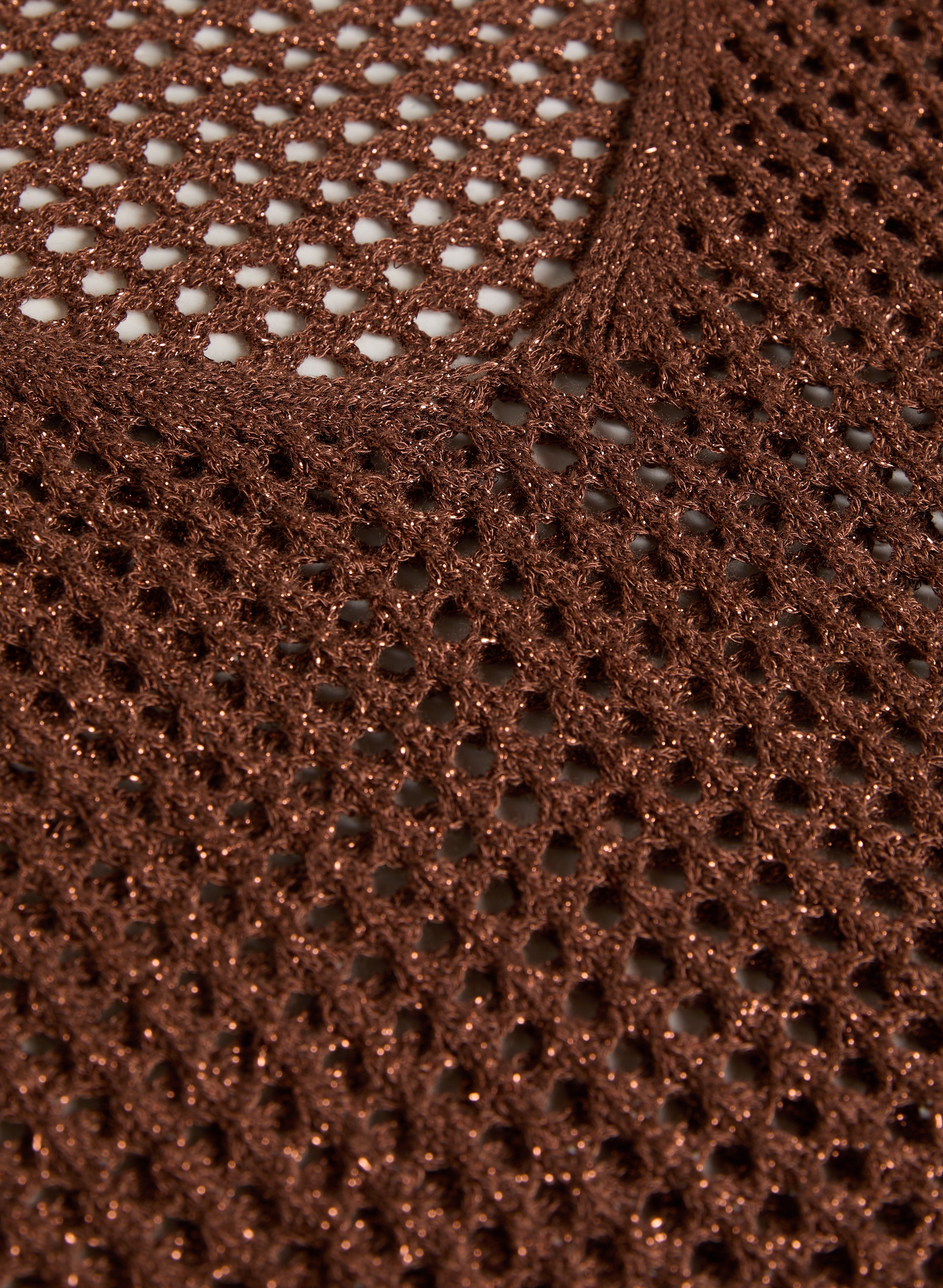 Amisette | Lurex Strickpullover Damen